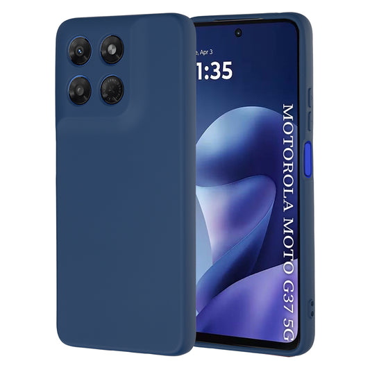 Калъф за Motorola Moto G47 / G37 Power / G37, Techsuit, SoftFlex, Тъмносин
