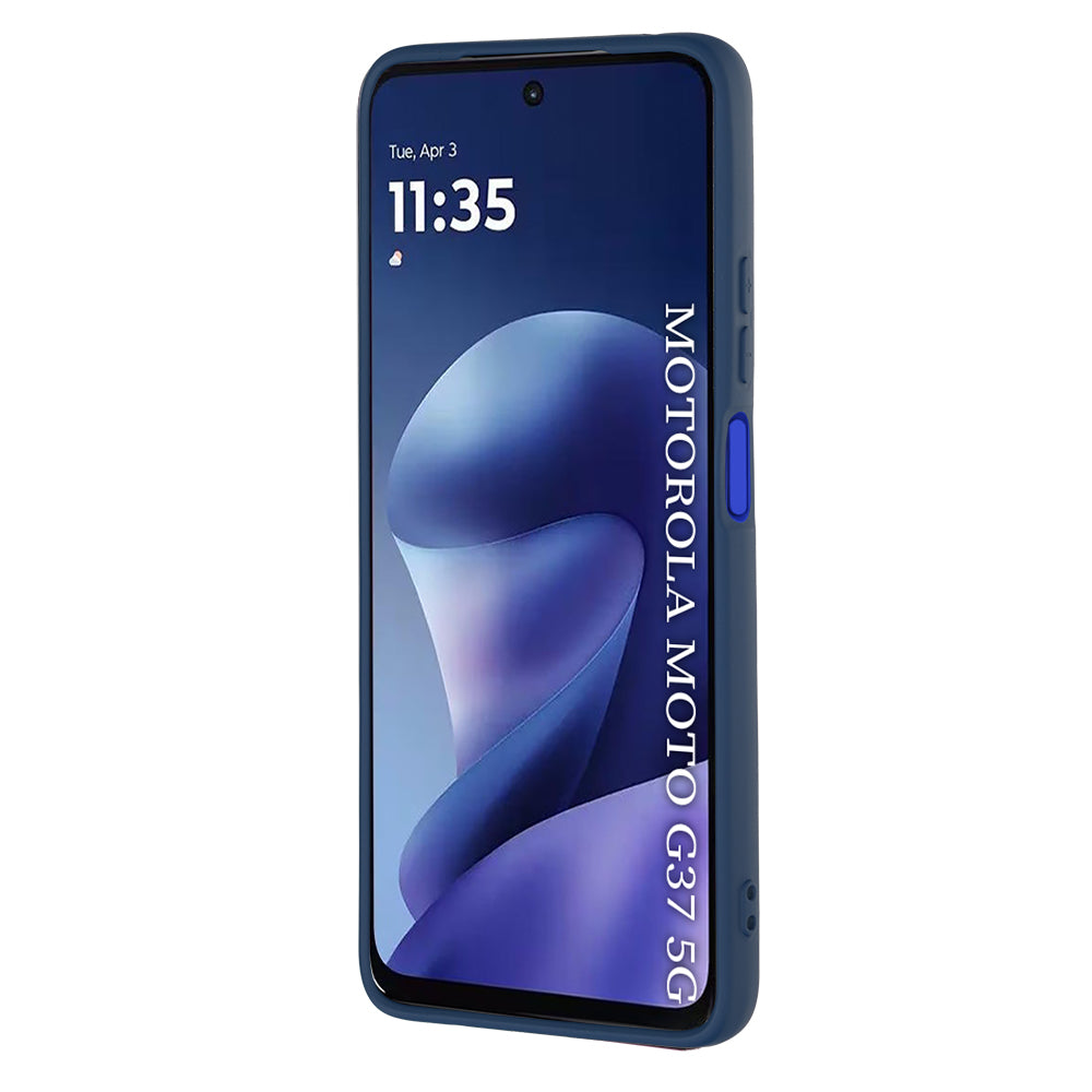 Калъф за Motorola Moto G47 / G37 Power / G37, Techsuit, SoftFlex, Тъмносин