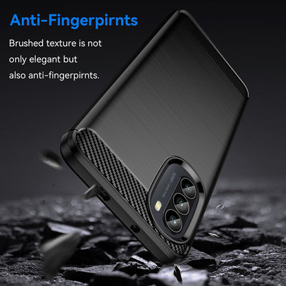 Калъф за Motorola Moto G52 / G82, Techsuit, Карбон, Черен