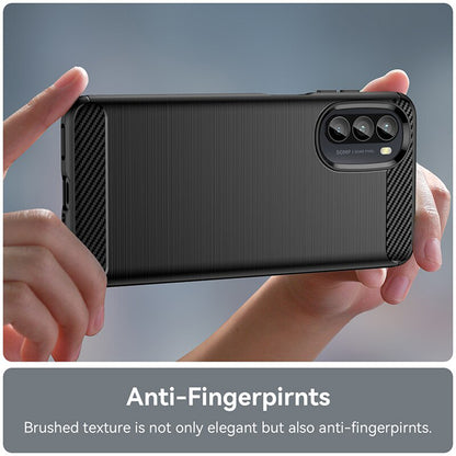Калъф за Motorola Moto G52 / G82, Techsuit, Карбон, Черен