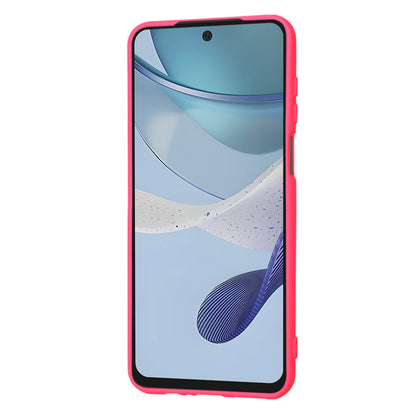 Калъф за Motorola Moto G53, Techsuit, SoftFlex, Тъмно розов