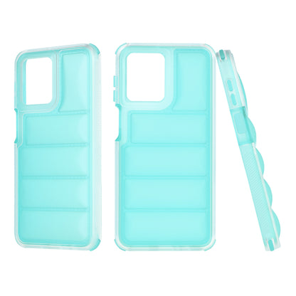 Case for Motorola Moto G54, Techsuit, Wave Shield, Turquoise