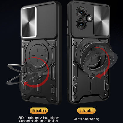 Калъф за Motorola Moto G55, Techsuit, CamGuard Pro, Син