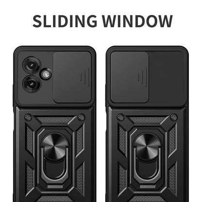 Калъф за Motorola Moto G55, Techsuit, CamShield, Син