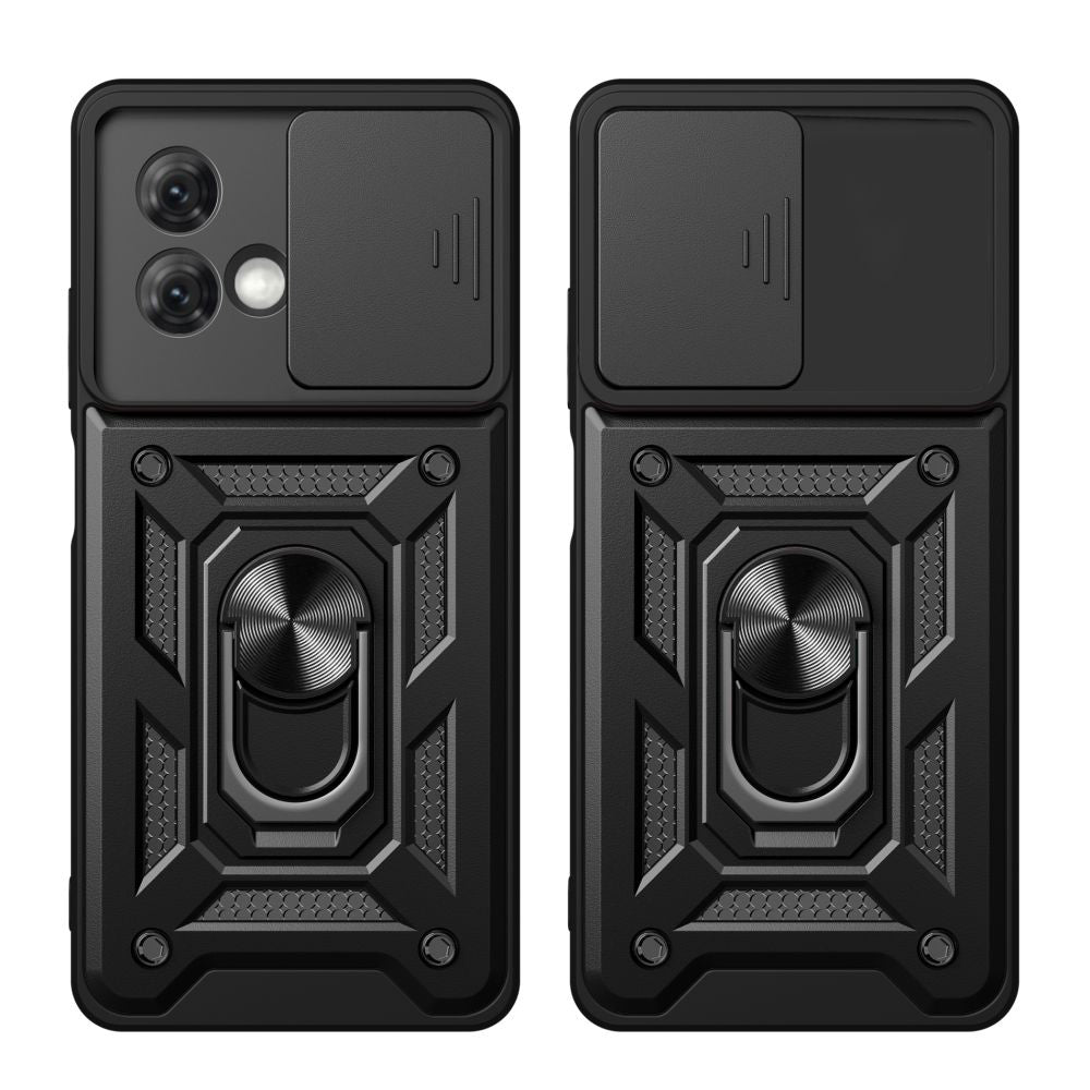Калъф за Motorola Moto G84, Techsuit, CamShield, Черен