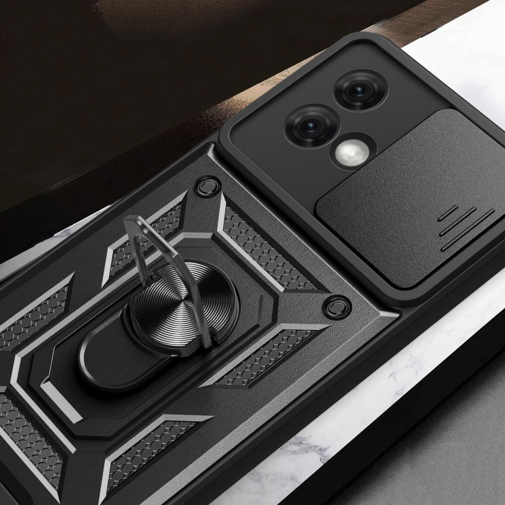 Калъф за Motorola Moto G84, Techsuit, CamShield, Черен