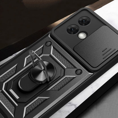 Калъф за Motorola Moto G84, Techsuit, CamShield, Черен