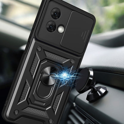 Калъф за Motorola Moto G84, Techsuit, CamShield, Черен