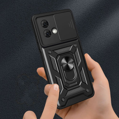 Калъф за Motorola Moto G84, Techsuit, CamShield, Черен