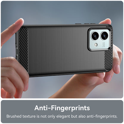 Case for Motorola Moto G84, Techsuit, Carbon, Black