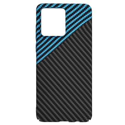 Case for Motorola Moto G84, Techsuit, Carbonite FiberShell, Black Blue