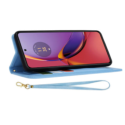Калъф за Motorola Moto G84, Techsuit, FlipCraft, Син