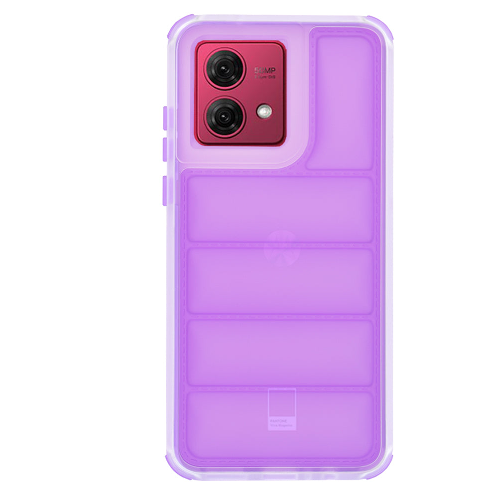 Калъф за Motorola Moto G84, Techsuit, Wave Shield, Лилав