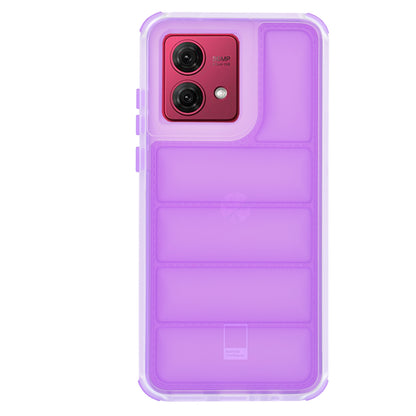 Калъф за Motorola Moto G84, Techsuit, Wave Shield, Лилав