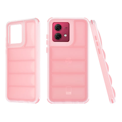 Калъф за Motorola Moto G84, Techsuit, Wave Shield, Розов
