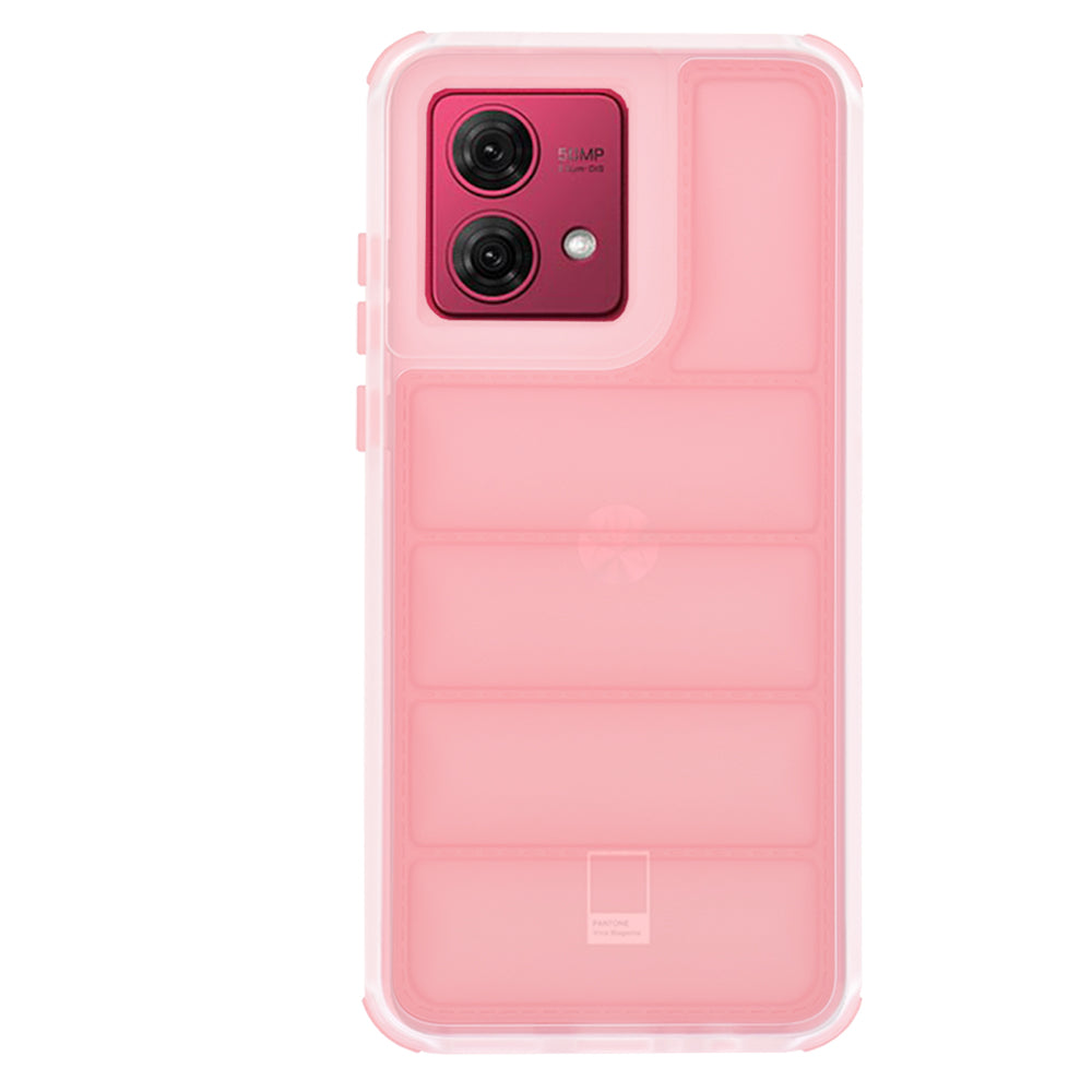 Калъф за Motorola Moto G84, Techsuit, Wave Shield, Розов