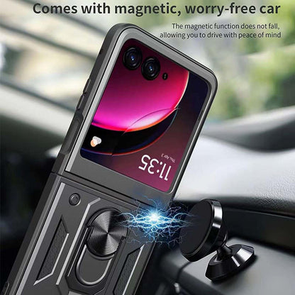 Case for Motorola Razr 50 Ultra, Techsuit, CamShield, Blue