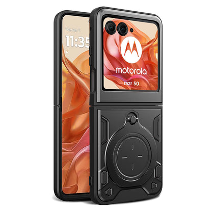 Калъф за Motorola Razr 60 / Razr 50, Techsuit, CamGuard Pro, Черен