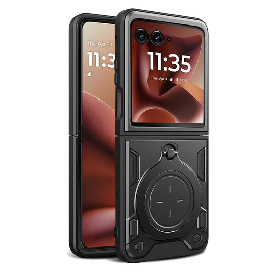 Калъф за Motorola Razr 60 Ultra, Techsuit, CamGuard Pro, Черен