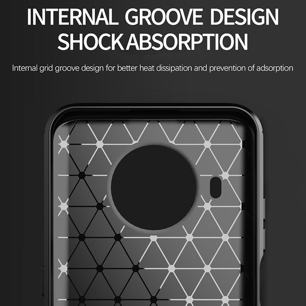 Калъф за Nokia X10 / X20, Techsuit, Карбон, Черен
