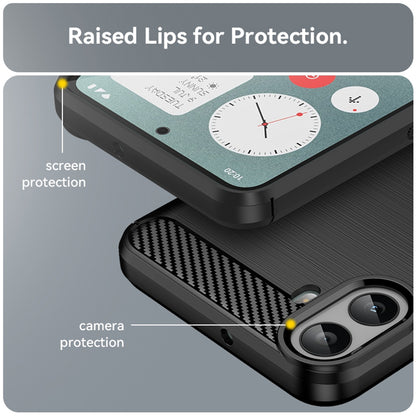 Калъф за Nothing CMF Phone 1, Techsuit, Карбон, Черен