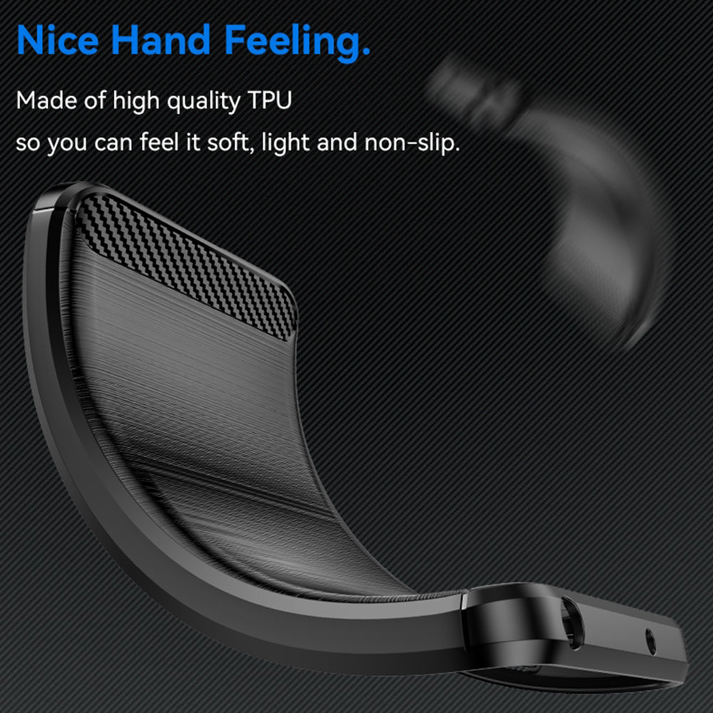 Калъф за Nothing CMF Phone 1, Techsuit, Карбон, Черен
