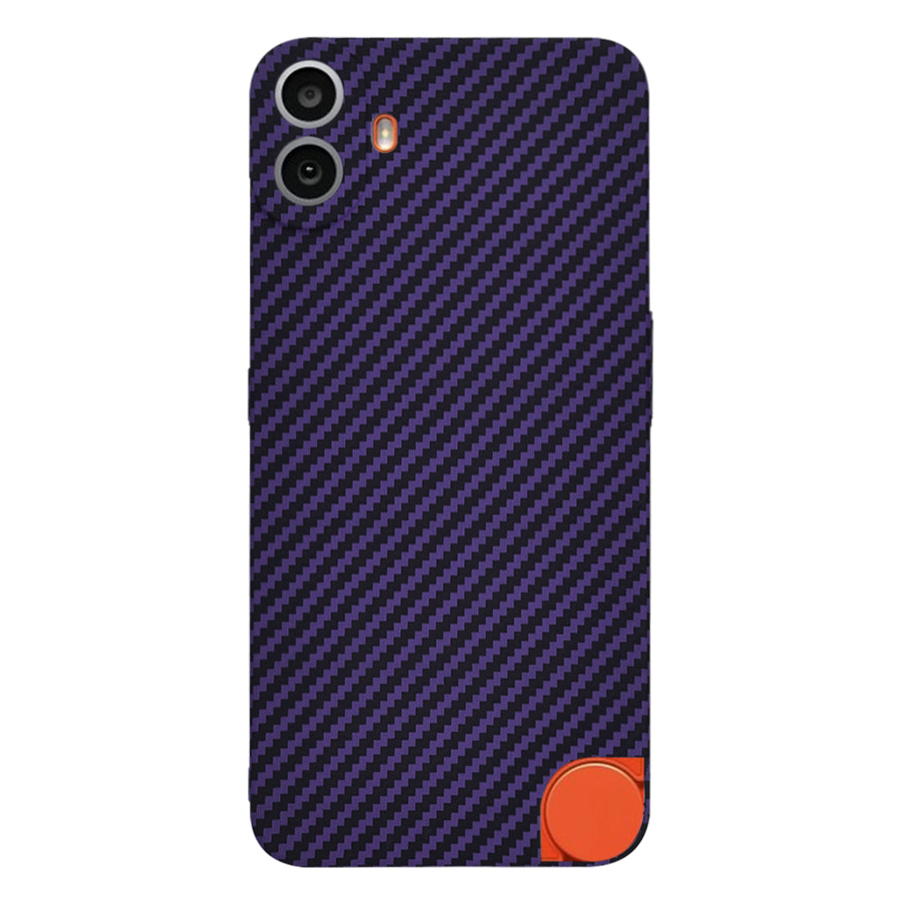 Case for Nothing CMF Phone 1, Techsuit, Carbonite FiberShell, Purple