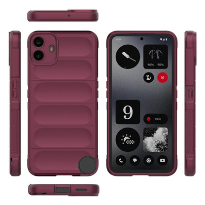 Калъф за Nothing CMF Phone 1, Techsuit, Magic Shield, Бордо