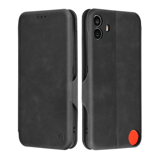 Калъф за Nothing CMF Phone 1, Techsuit, Safe Wallet Plus, Черен