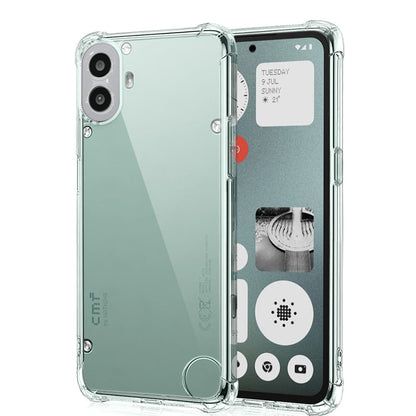 Калъф за Nothing CMF Phone 1, Techsuit, противоударен прозрачен, прозрачен