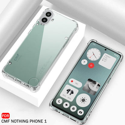 Калъф за Nothing CMF Phone 1, Techsuit, противоударен прозрачен, прозрачен