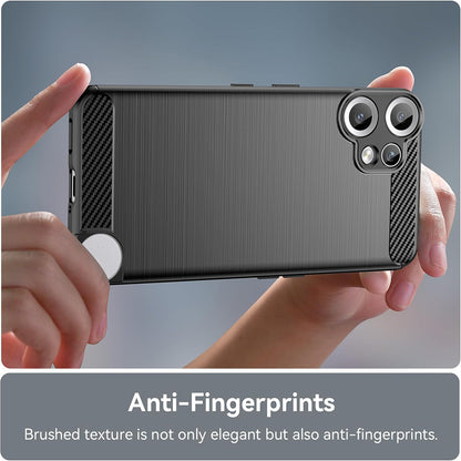 Калъф за Nothing CMF Phone 2 Pro, Techsuit, Карбон, Черен