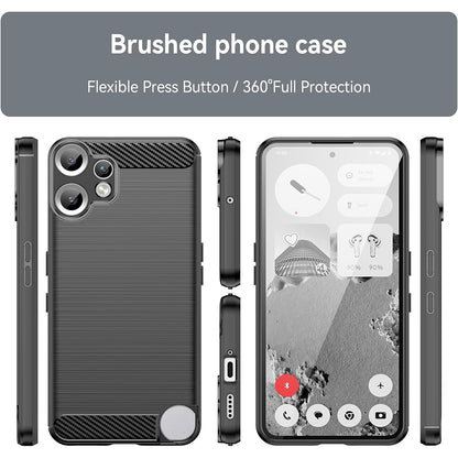 Калъф за Nothing CMF Phone 2 Pro, Techsuit, Карбон, Черен