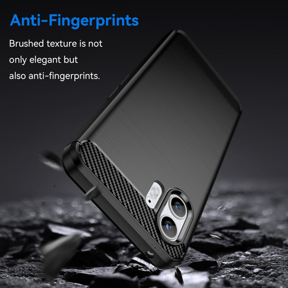 Калъф за Nothing Phone (2), Techsuit, Карбон, Черен