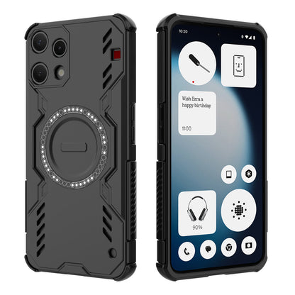 Калъф за Nothing Phone (3a) Lite, Techsuit, ArmorMag, Черен