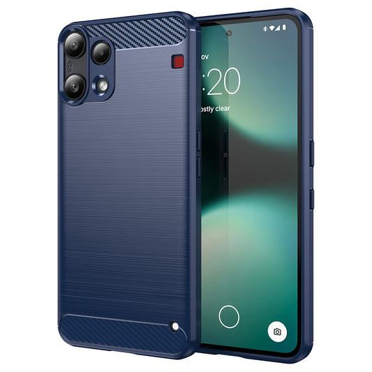 Калъф за Nothing Phone (3a) Lite, Techsuit, Carbon, Син
