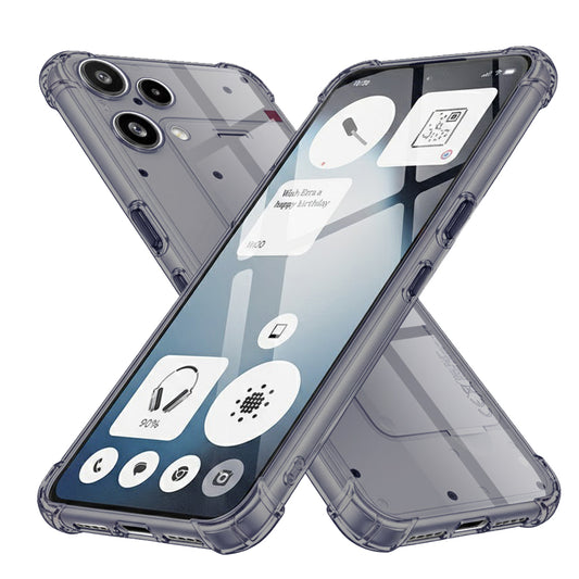 Калъф за Nothing Phone (3a) Lite, Techsuit, Shockproof Clear, Черен