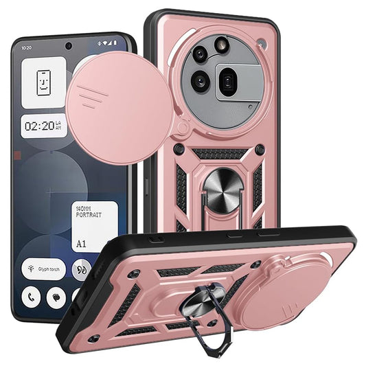 Калъф за Nothing Phone (3a) Pro, Techsuit, CamShield, Розов