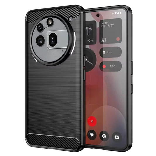 Калъф за Nothing Phone (3a) Pro, Techsuit, Карбон, Черен