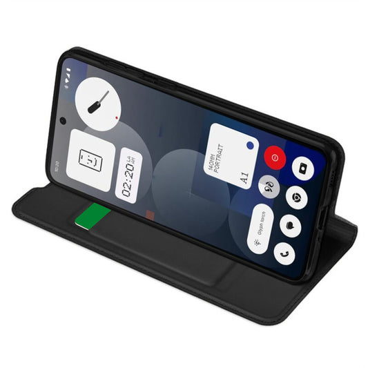 Калъф за Nothing Phone (3a) Pro, Techsuit, Magskin Book, Черен