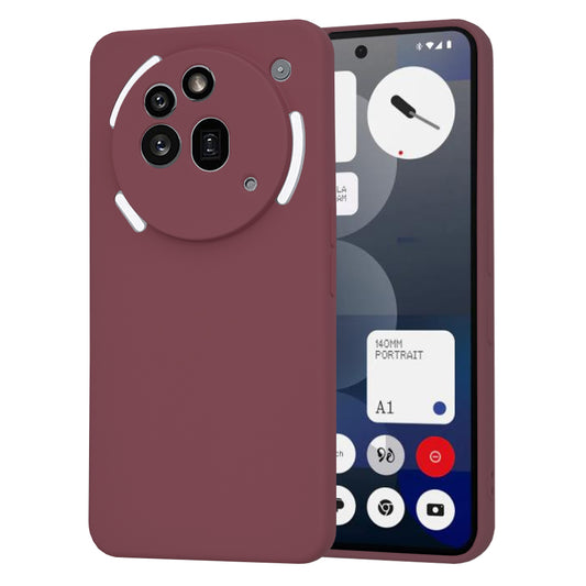 Калъф за Nothing Phone (3a) Pro, Techsuit, SoftFlex, Бордо