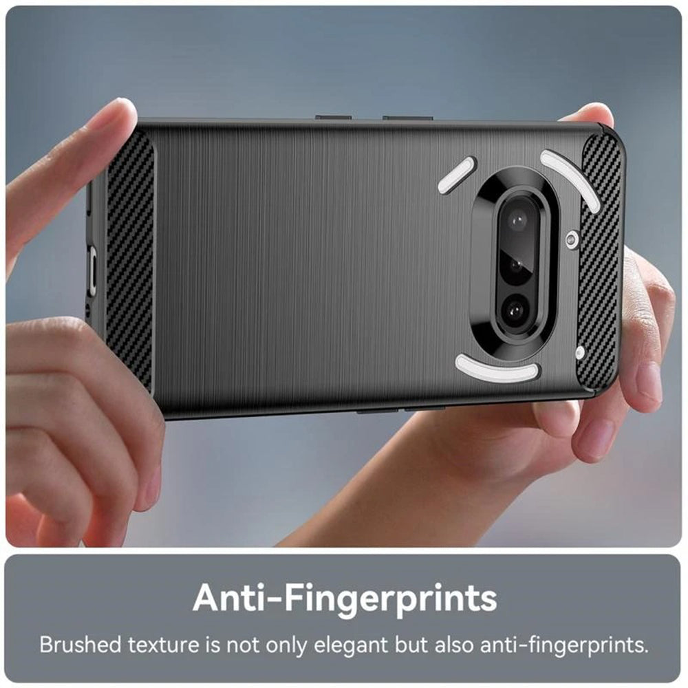 Калъф за Nothing Phone (3a), Techsuit, Карбон, Черен