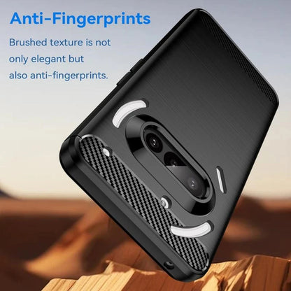 Калъф за Nothing Phone (3a), Techsuit, Карбон, Черен