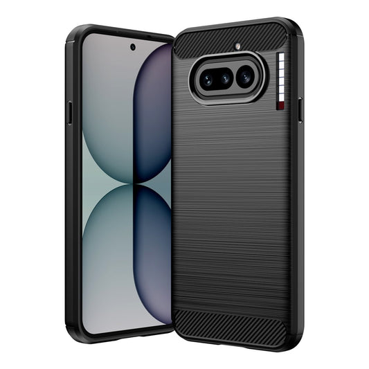 Калъф за Nothing Phone (4a), Techsuit, Карбон, Черен