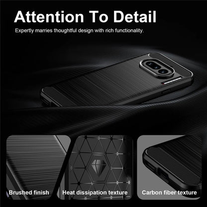 Case for Nothing Phone (4a), Techsuit, Carbon, Black