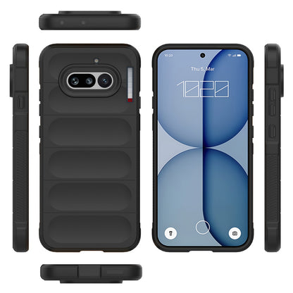 Case for Nothing Phone (4a), Techsuit, Magic Shield, Black