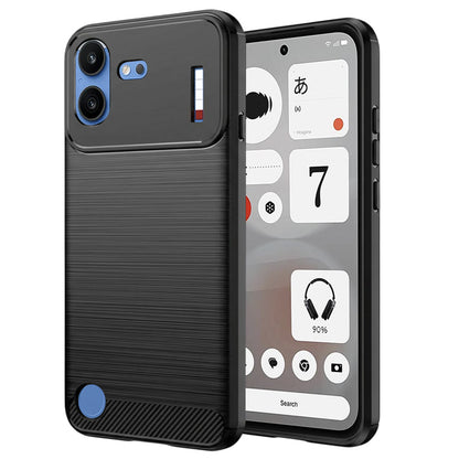 Калъф за Nothing Phone (4b), Techsuit, Карбон, Черен