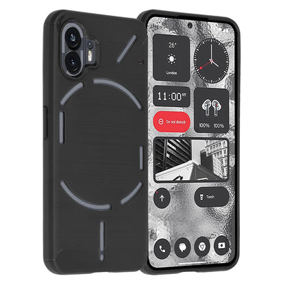 Калъф за Nothing Phone (2), Techsuit, Карбон, Черен