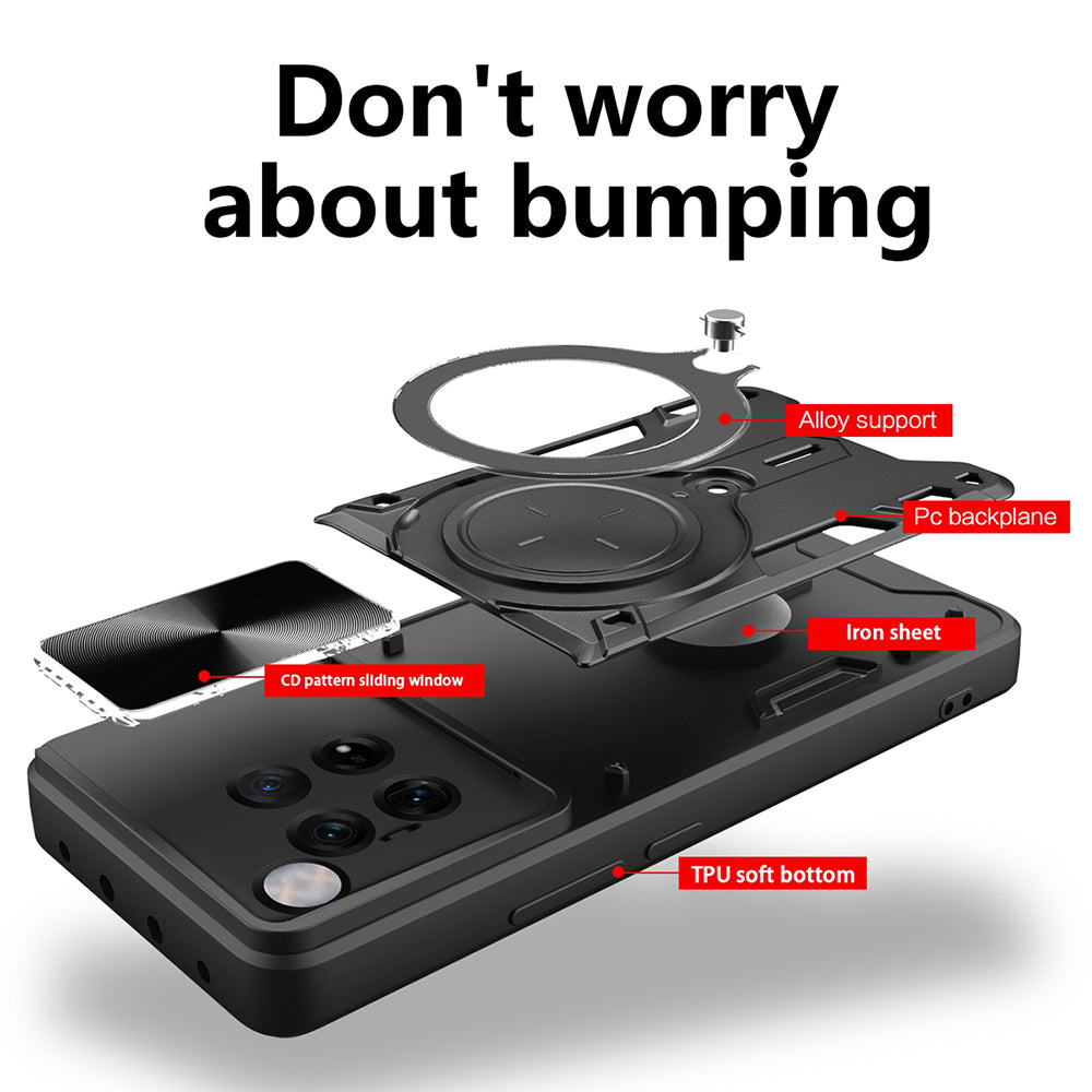 Калъф за OnePlus 12, Techsuit, CamGuard Pro, Черен