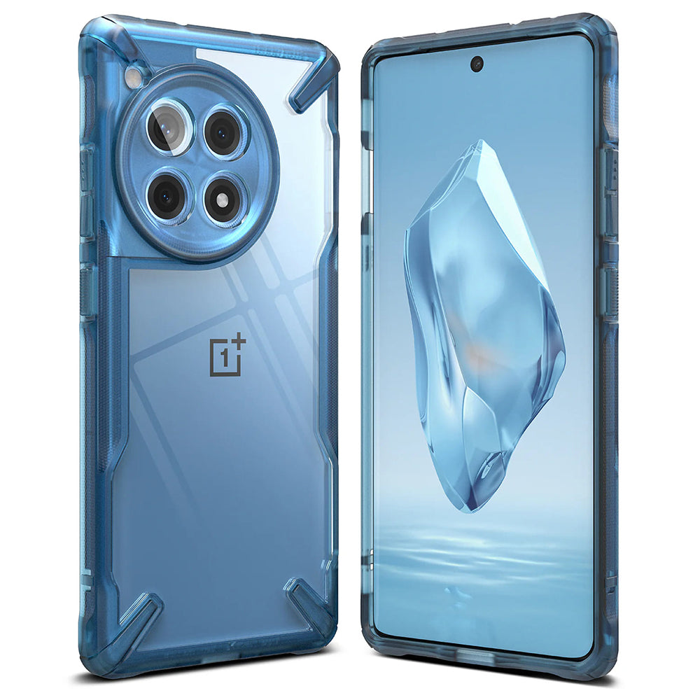 Case for OnePlus 12R, Ringke, Fusion X, Blue